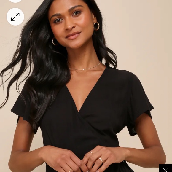 Lulus heart of marigold wrap dress - Picture 3 of 4